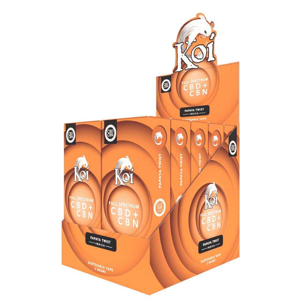 Koi – CBD + CBN Full Spectrum Disposable Vape 2g – 972