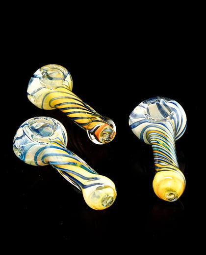 New Smoking Glass Pipe Tobacco Hand Pipe Colorful Spoon Smoking pipe