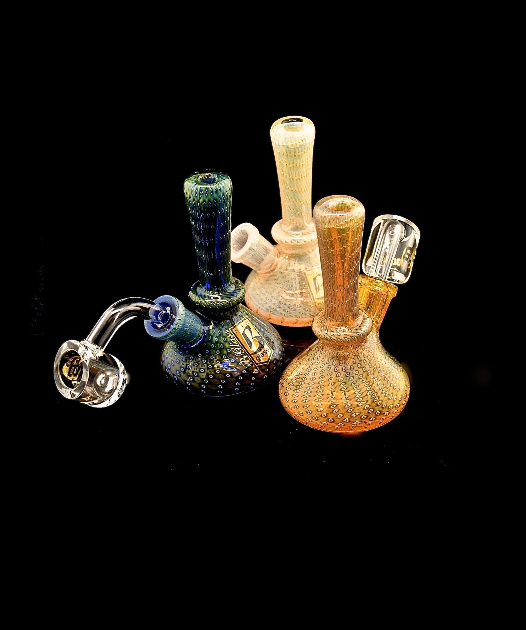 6B GLASS - Mini Glass Bubbler Smoking Glass water pipe-251
