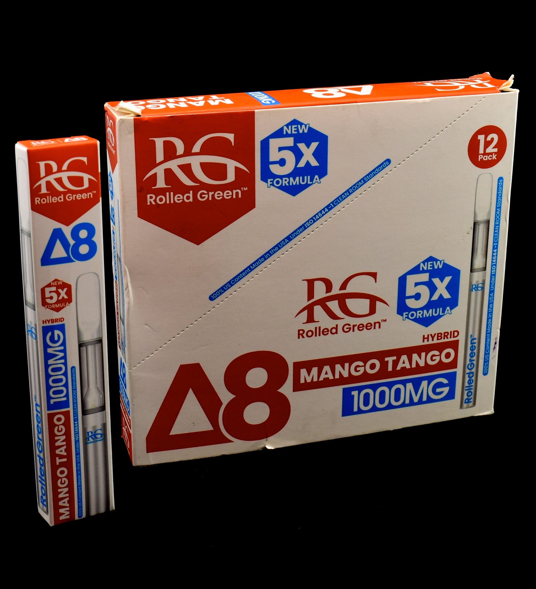 Rolled Green New 5x Formula 1000 mg Sativa- 9000