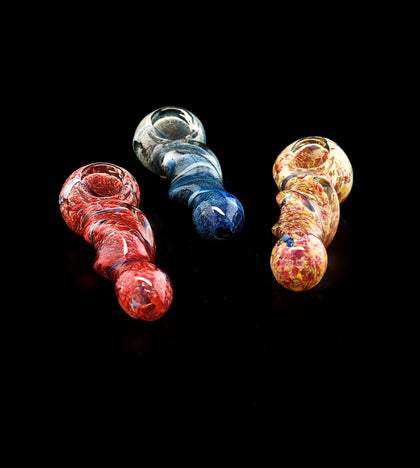 4.5 Twisted Smoking Glass Pipe