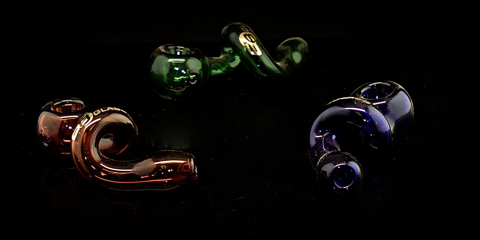 4" Minimalistic 6B Glass Screw Neck Hand Glass Pipe 100g | Outer Limit Sales - 1597