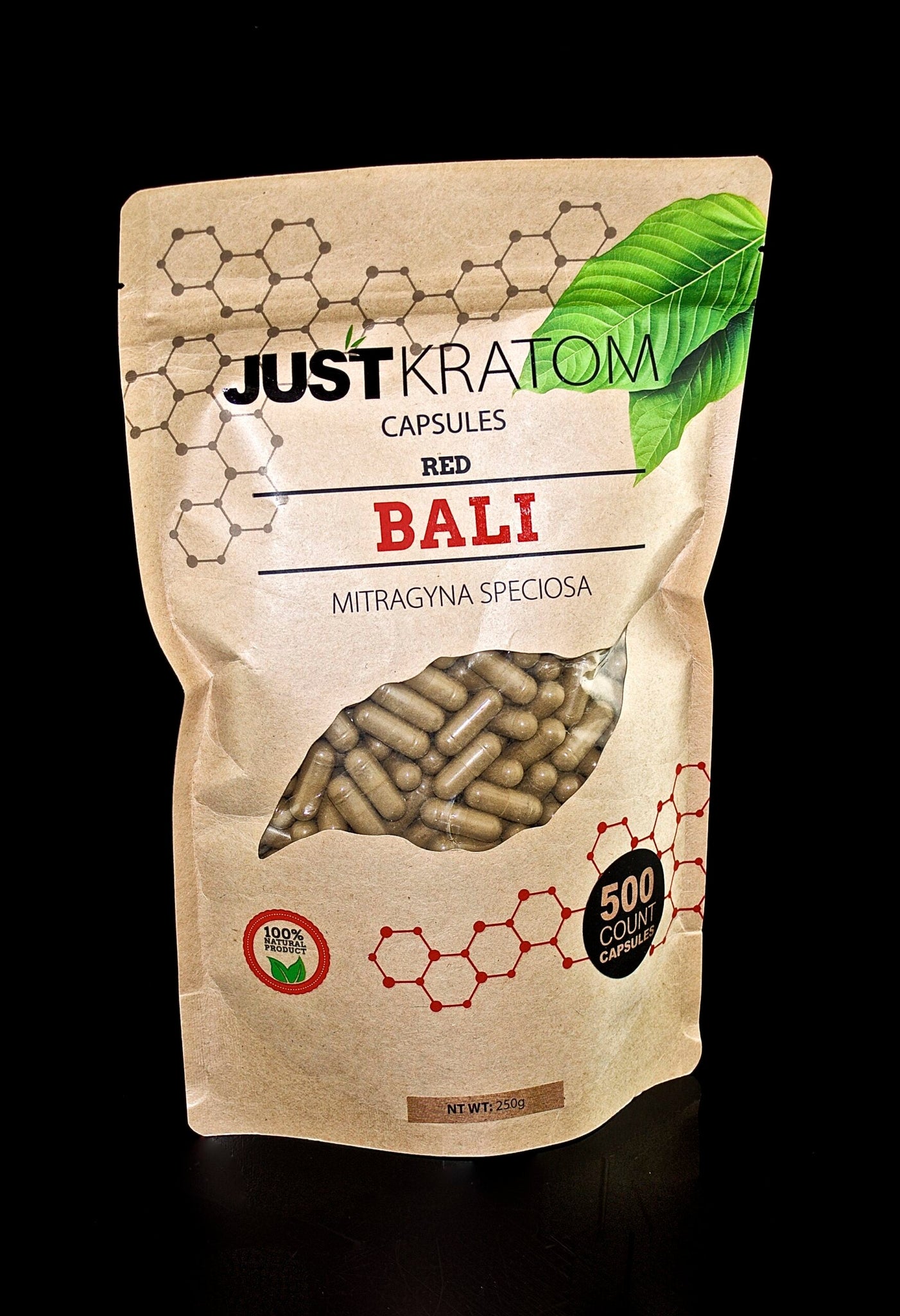 Just-Kratom BALI Red Capsules-915