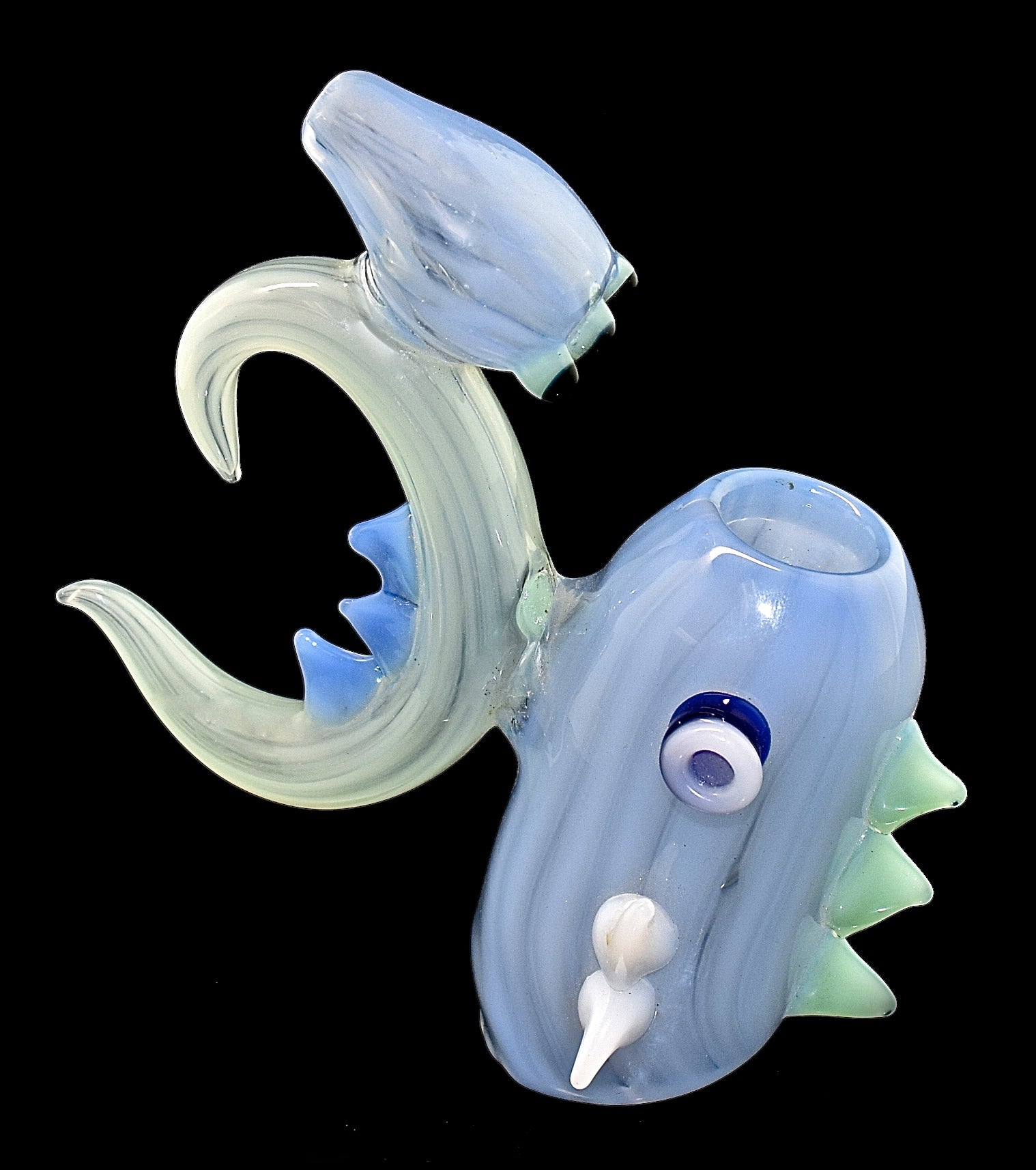 Slim Colors Smoking Glass Bubbler | Outer Limit Sales  Made in USA -- 1979