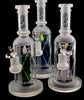 12" FROSTED SMOKING WATER PIPE 6B GLASS WITH NEW PERC -2023B31