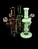 6B GLASS - 2021 Colorful smoking Glass Water pipe with leaf style new perc | Outer Limit Sales-2021B38