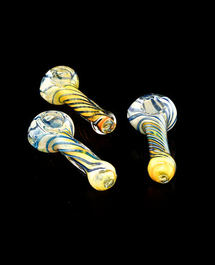 New Smoking Glass Pipe Tobacco Hand Pipe Colorful Spoon Smoking pipe