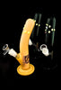 6B GLASS - 10" Colorful Beautiful happy face water pipe -2020B62