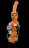 8" Smoking Glass Bubbler with Beautiful Decorative with 14mm fancy bowl -2023