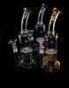 6B GLASS - Bent portable glass bong | Medium size heady dab rig | Haney camb perc | Outer Limit Sales-2021B30