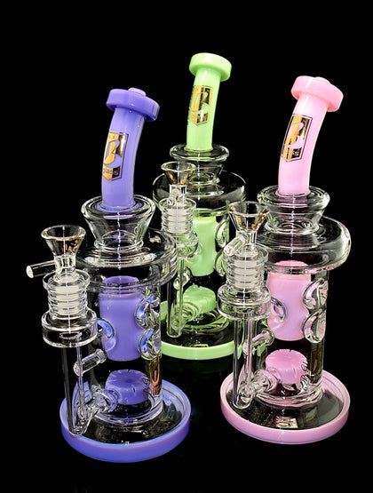 6B GLASS - Recycler Colorful Water Pipe – Outer Limit Sales-2022B04