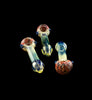 Striking Colored Dragon Skin Glass Pipe Design - 1385