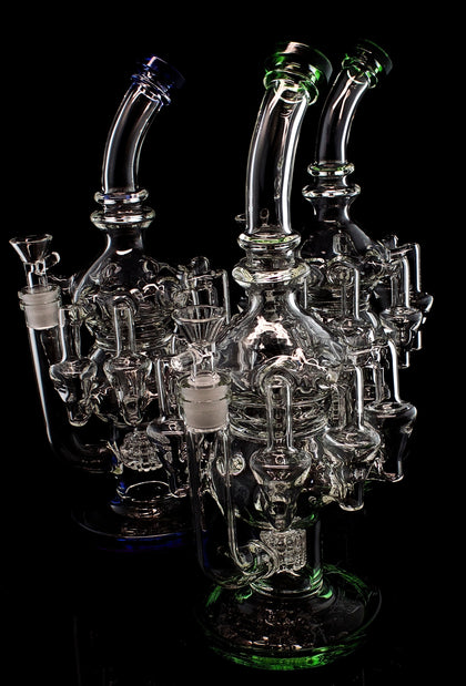 Recycler Bong | Beautiful heavy Water Pipe-1230