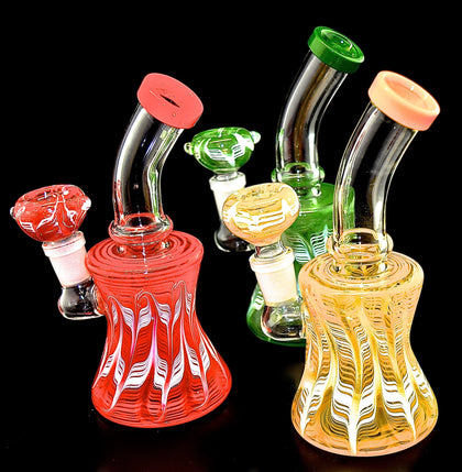 Rasta Smoking Glass Water Pipe -Outer Limit Sales -1981