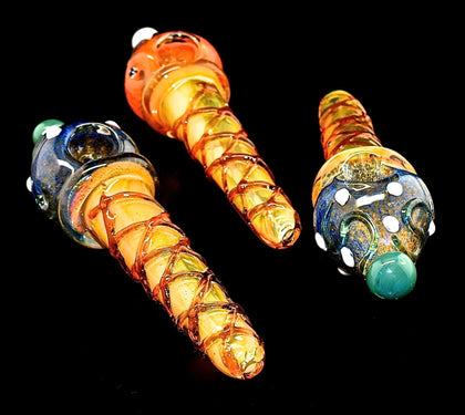 ice Cream Colorful Smoking Glass Pipe -2024