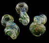 3.5 Twisted  Sesame Seed Spore Glass Smoking Pipe, Glass Pipe, Pipe, Glass Pipes, Tobacco Pipe, Smoking Bowl, Smoking Pipes, Gift-1882