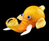 Elephant Gold Flaming Smoking glass Pipe -1945