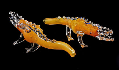 Crocodile Smoking Glass Pipe | Outer Limit Sales -2007