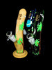 6B GLASS - 11" Tree of life Glow In The Dark Glass Water Pipe Bong -Outer Limit Sales-2021B27