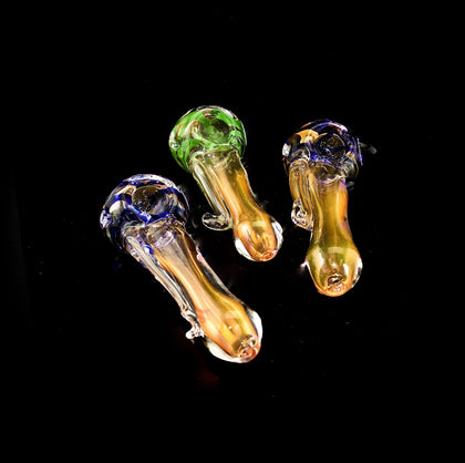 YELLOW MIXED GLASS PIPE