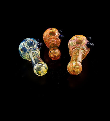 Gold Fumed Hand Pipe | Spoons -Outer Limit Saless-694