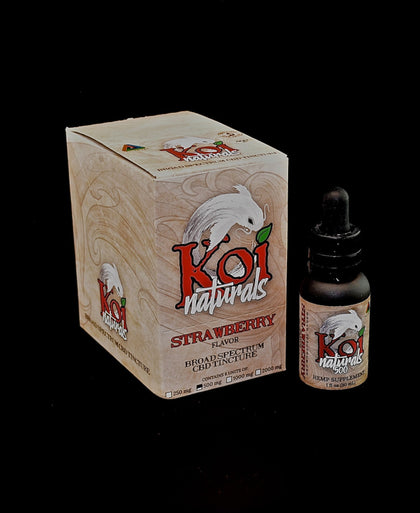 Tin-STR-030-0500-6PK-KOI Naturals,Tincture,Strawberry,30ml,500mg-1411