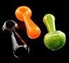 Colorful  Frit Glass Pipe | Outer Limit Sales -1894