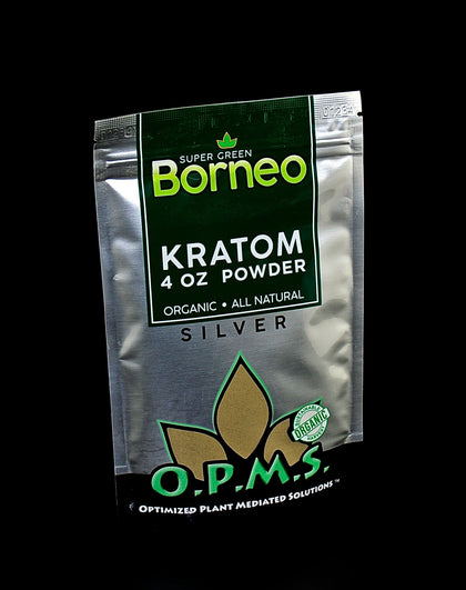 OPMS SILVER KRATOM POWDER 4oz