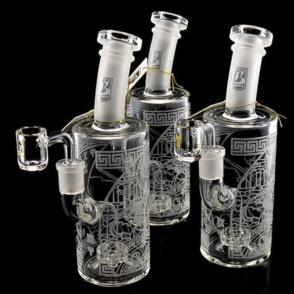 Frosted Hand Made Smoking Fancy Water Pipe -6B GLASS -2023B24