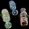 5" Fancy Smoking Glass Pipe with stripe with beautiful colors- 1844