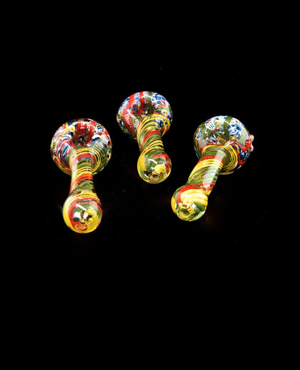 Rasta Color cheap smoking glass pipe-Outer Limit Sales-1195