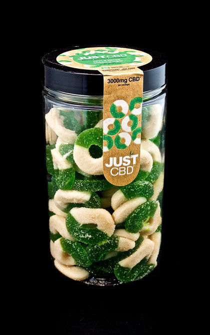 JUST CBD-GUMMIES-300MG | APPLE RINGS | Outer Limit Sales-878