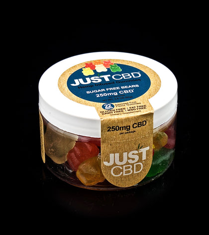 JUST CBD-GUMMIES-250MG |SUGAR FREE BEARS | Outer Limit Sales-867