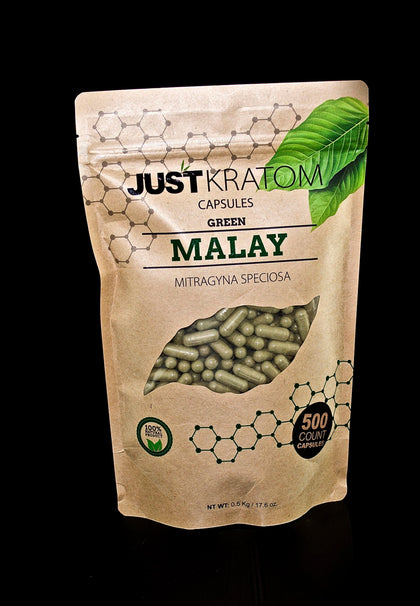 Just-Kratom MALAY Green Capsules