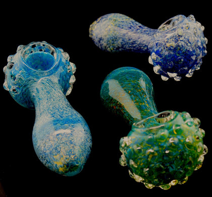 Hand Blown Glass Pipe, Galaxy Pipe, Spoon Pipe, Tobacco Pipe, Blue Pipe, Pipes For Smoking, Smoking Bowl, Heady Pipe, Glass Smoking Pipe-1907