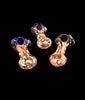 Glass Pipe Gold Fumed Dotted Design Smoking Pipe 4 Inch -Wholesale Smoking Pipe-644