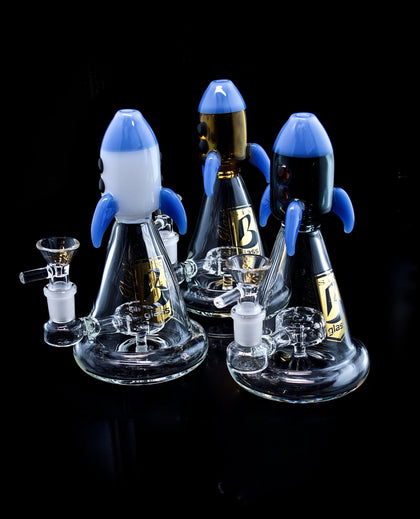 6B Glass by Rocket Style colorful smoking glass bongs