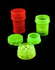 Plastic Grinder Herb Grinders Secure Twist Lock System Herb Pepper Grinder 3 Layer Plastic Tobacco Spice Grinder -1166