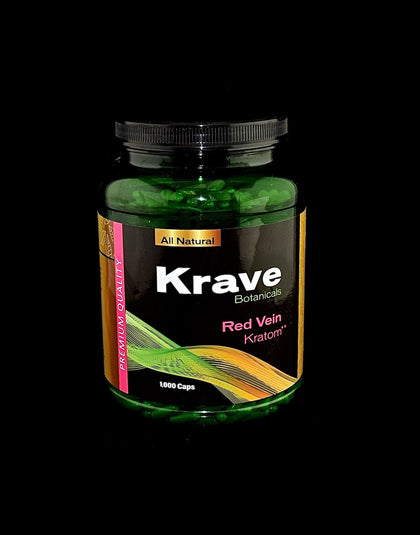 Krave Red Vein Caps