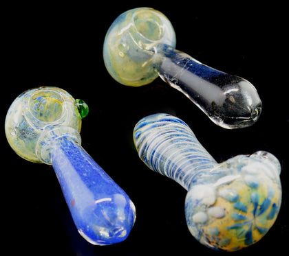 Fumed Color Changing Neon Glass Pipe -Outer Limit Sales -1904