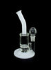 Mini Bent Neck Honeycomb Perc Water Pipe -1077