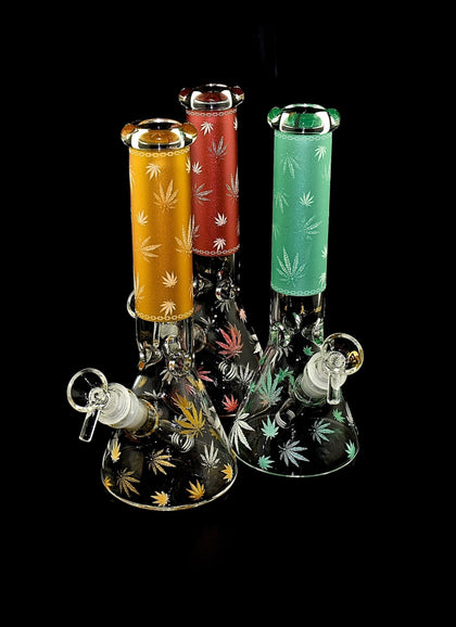 Decal Glass Beaker Smoking Hookah Water Pipe