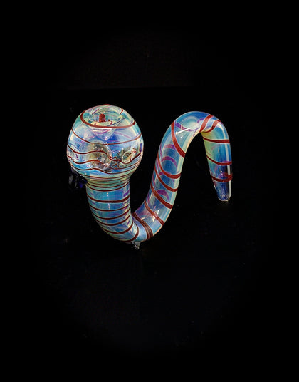 Snake Style Sherlock Smoking Glass Pipe-1356