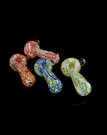 Color Changing Glass Pipe, Hand blown Baby Glass Pipes , USA free shipping-459