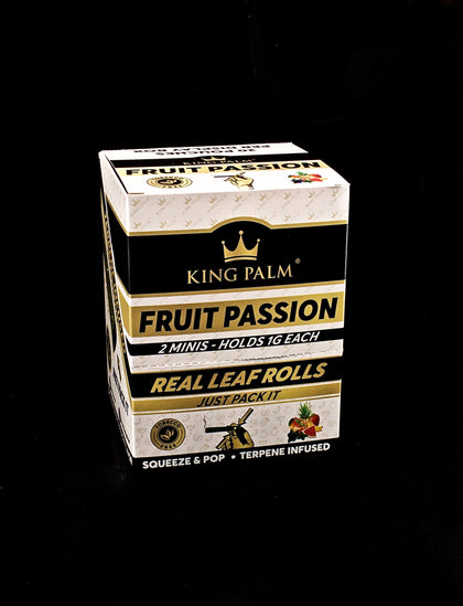 King Palm Fruit Passion - 2 Mini Rolls - 20pk Display